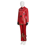 Descendants 5 Red Cosplay Costume Princess Red Leather Halloween Outfit Becostume