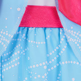 Fairy Godmother Cosplay Costume Woman's Sleeveless Shirt Dress with Hooded Cape Halloween Suit
