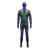 Spider-Man 2 Miles Morales Cosplay Costume Purple Reign Suit Jumpsuit Becostume
