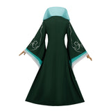 Wicked For Good Madame Morrible Cosplay Costume Green Dress Halloween Suit Becostume