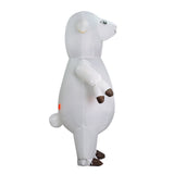 Inflatable White Sheep Inflatable Costume Lamb Funny Blow Up Suit Halloween Party Carnival