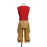 One Piece Live Action Season 2 Luffy Cosplay Costume Halloween Carnival Outfit Becostume
