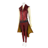 Descendants 5 Dark Wonderland Red Queen Cosplay Costume Red Princess Halloween Outfit Becostume