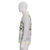 Project Hail Mary Ryan Gosling Cosplay Costume Rocky Grace Zipper Knit Print Sweater Becostume