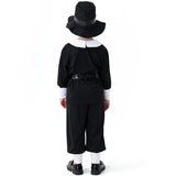 Boys First Pilgrim Cosplay Costume Colonial Times Halloween Suit BEcostume