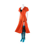 The Bride 2026 Movie Ada Cosplay Costume Orange Satin Dress Halloween Outfit Becostume