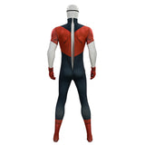 Invincible Season 4 Oliver Grayson Cosplay Costume Red Black Halloween Suit Becostume