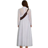 Ready Or Not Grace Cosplay Costume Women's White Wedding Dress Becostume
