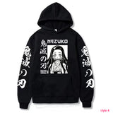 Anime Demon Slayer Hoodie Costume Jacket Sweatshirt Sweater Pullover Fleece Suit Becostume