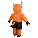 Adult Angry Bull Inflatable Costume with Horns For Halloween Cosplay Becostume