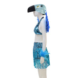 Rio Blue Bird Cosplay Costume Blue Rio Costume Stunning Halloween Outfit Becostume