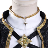 Kpop Demon Hunters Rumi Cosplay Costume Black Golden Halloween Huntrix Outfit Becostume