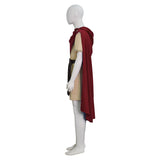 The Odyssey Odysseus Cosplay Costume Red Cape Ancient Roman Toga Suit Becostume