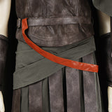 Odyssey Cosplay Costume Warrior Vintage Leather Armor Gray Cloak Costume Becostume