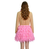 White Chicks Pink Flamingo Cosplay Costume Women Halloween Party Fancy Dress Becostume