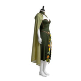 Critical Role Keyleth Cosplay Costume Green Cape Dress Full Set Becostume