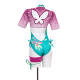 Marvel Rivals Psylocke Swimsuit Cosplay Costumes Breezy Butterfly Suit Becostume