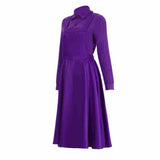 The Testaments Agnes Cosplay Costume Women Purple Halloween Outfit Becostume