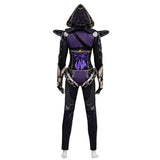 Apex Legends Ash Laced Lethality Skin Cosplay Costume Ash Black Suit Becostume