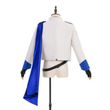 Final Fantasy XIV Seneschal Prince's Cosplay Costume Blue White Halloween Suit Becostume