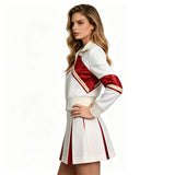 Zombies Nova Cosplay Costume Cheerleader Outfit with Wristband Halloween Outfit Becostume