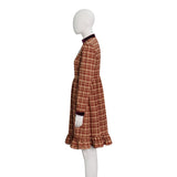 Becostume Esther Orphan Cosplay Costume Brown Dress Halloween Horrible Suit