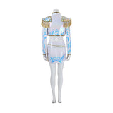 Kpop Demon Hunters Mira Stage Performance White Dance Costume Halloween Suit Becostume