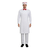 Ice Cream Man Cosplay Costume Horror Vendor Uniform Halloween Cosplay Outfit Becostume
