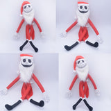 2PCS/4PCS Santa Jack Skellington Plush Decorations Christmas Plush Doll Jack Decor for Kids