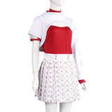 Zombies 4 Women Kids Nova Cosplay Costume White Uniform Halloween Outfit Becostume