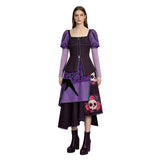 Steps Lilith Cosplay Costume Stepsister Purple Halloween Outfit Becostume