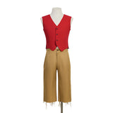 One Piece Live Action Season 2 Luffy Cosplay Costume Halloween Carnival Outfit Becostume