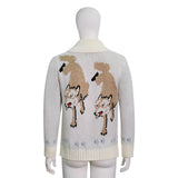 Project Hail Mary Ryan Gosling Cosplay Costume Rocky Grace Zipper Knit Print Sweater Becostume