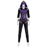 Apex Legends Ash Laced Lethality Skin Cosplay Costume Ash Black Suit Becostume