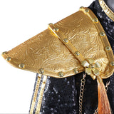 Kpop Demon Hunters Rumi Cosplay Costume Black Golden Halloween Huntrix Outfit Becostume