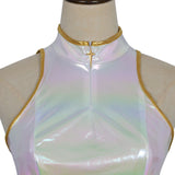 KPop Demon Hunters Rumi Stage Performance White Dance Costume Halloween Suit Becostume