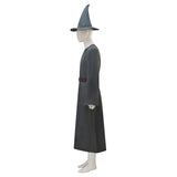 Gandalf Costume Adult Wizard Costume Mens Gray Lord Rings Cosplay Suit Becostume