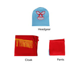 Nacho Libre Wrestling Costume Mens Mexican Wrestler Cosplay Costume Halloween Outfit Becostume