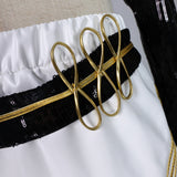 Kpop Demon Hunters Mira Cosplay Costume Black Golden Halloween Huntrix Outfit Becostume