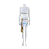 Kpop Demon Hunters Mira Stage Performance White Dance Costume Halloween Suit Becostume