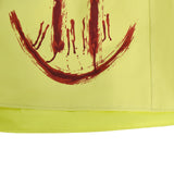 Backrooms Partygoer Face Hood Creepy Bloody Smiley Yellow Head Cover Becostume