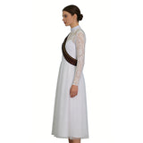 Ready Or Not Grace Cosplay Costume Women's White Wedding Dress Becostume
