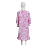 Kids Horror The Ice Cream Man Piper Cosplay Dress Girls Halloween Blood Print Nightgown Becostume