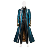 Devil May Cry 3: Dante's Awakening Vergil Cosplay Costume Trench Halloween Suit Becostume