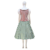 Christmas Women's Betty Lou Who Christmas Dress Cosplay Costume The Grinch Becostume