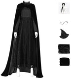 Wicked Witch Elphaba Adult Cosplay Costume Dress With Wig Glasses Halloween Outfit Becostume