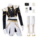 Kpop Demon Hunters Zoey Cosplay Costume Golden Black Dance Outfit Becostume