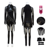 Kpop Demon Hunters Mira Cosplay Costume Black Dance Suit Halloween Outfit Becostume