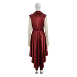 Descendants 5 Dark Wonderland Red Queen Cosplay Costume Red Princess Halloween Outfit Becostume