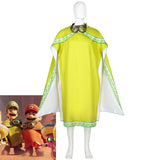 Super Mario Green Desert Poncho With Goggles Cosplay Costume Luigi Outfit Becostume